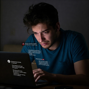Trolls. The dark side of the internet